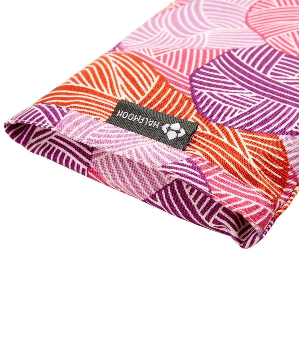 Halfmoon Cotton Yoga Eye Pillow Unscented - Unwind Pink - Image 3