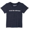 Spiritual Gangster Toddler Boys Trust The Universe Tee Blue Moon