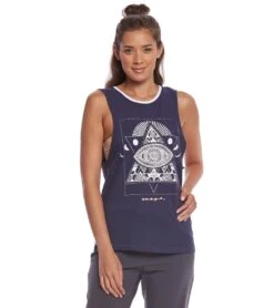 Spiritual Gangster Lunar Eye Rocker Muscle Tee