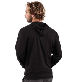Vuori Men's Jackson Stretch Workout Hoodie Black