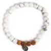 Mala Collective I Am Patient Yoga Bracelet Howlite