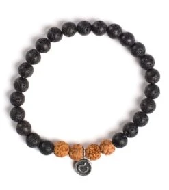 Mala Collective I Am Strong Yoga Bracelet Lava