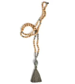Mala Collective Mala Balancing Energy Japa Mala Necklace Labradorite
