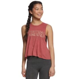 Spiritual Gangster SG Varsity Yoga Crop Tank Top