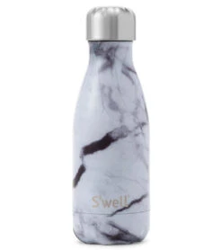 S'well White Marble 9oz Stainless Steel Water Bottle