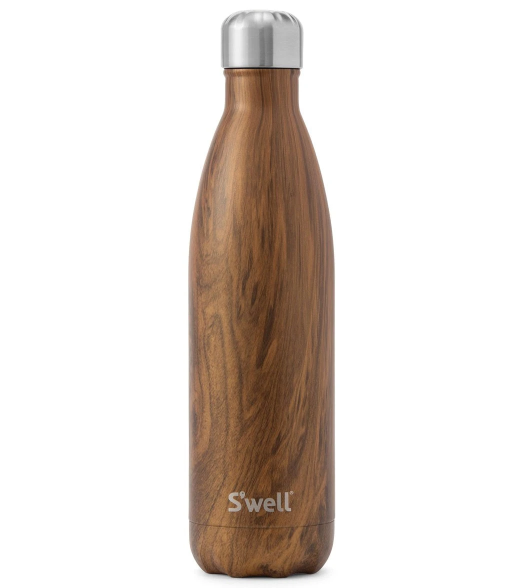 S'well Teakwood 25oz Stainless Steel Water Bottle - Image 4