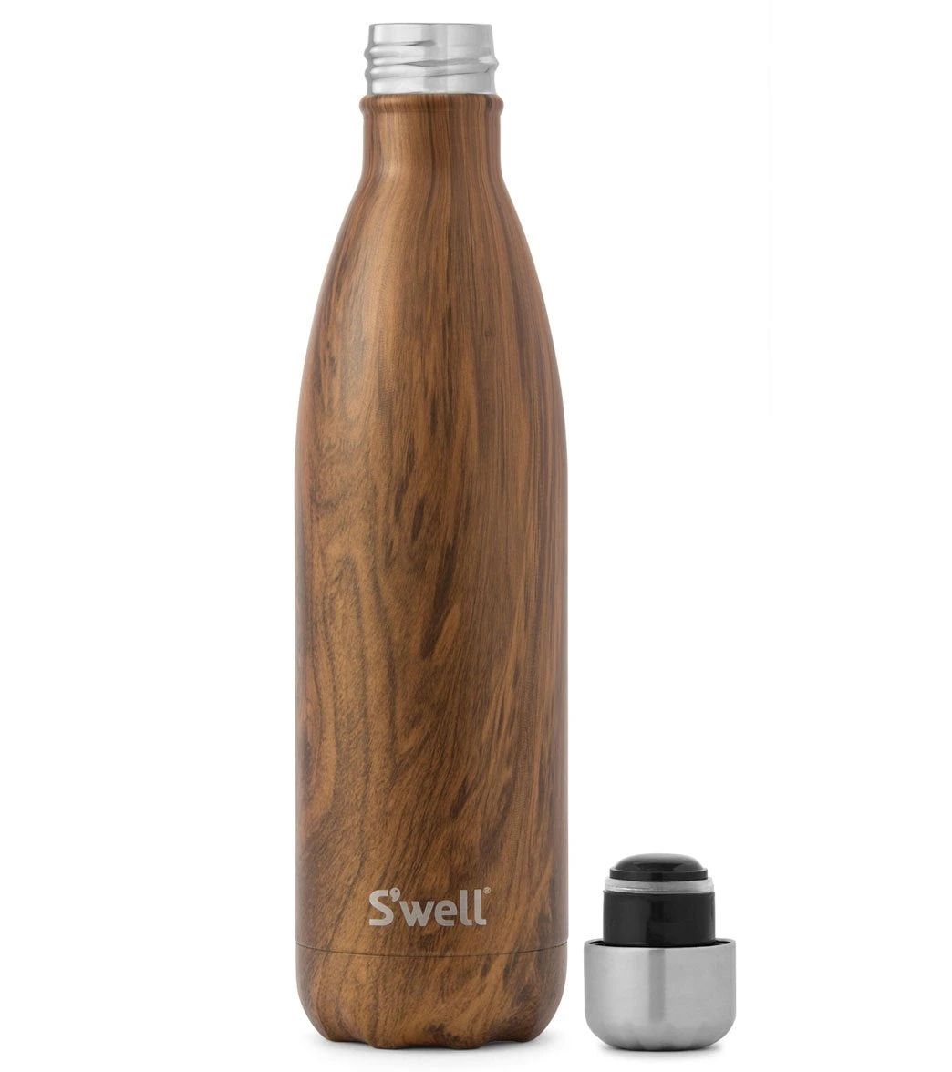 S'well Teakwood 25oz Stainless Steel Water Bottle - Image 2
