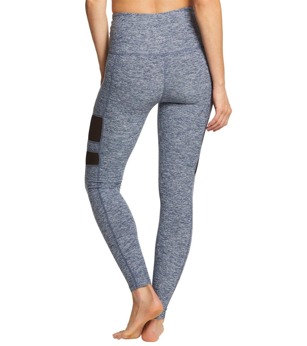 Beyond Yoga Spacedye Rise Above Yoga Leggings White/Outlaw Navy - Image 2