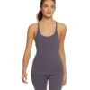 Beyond Yoga Slip Open Tank Deep Amethyst