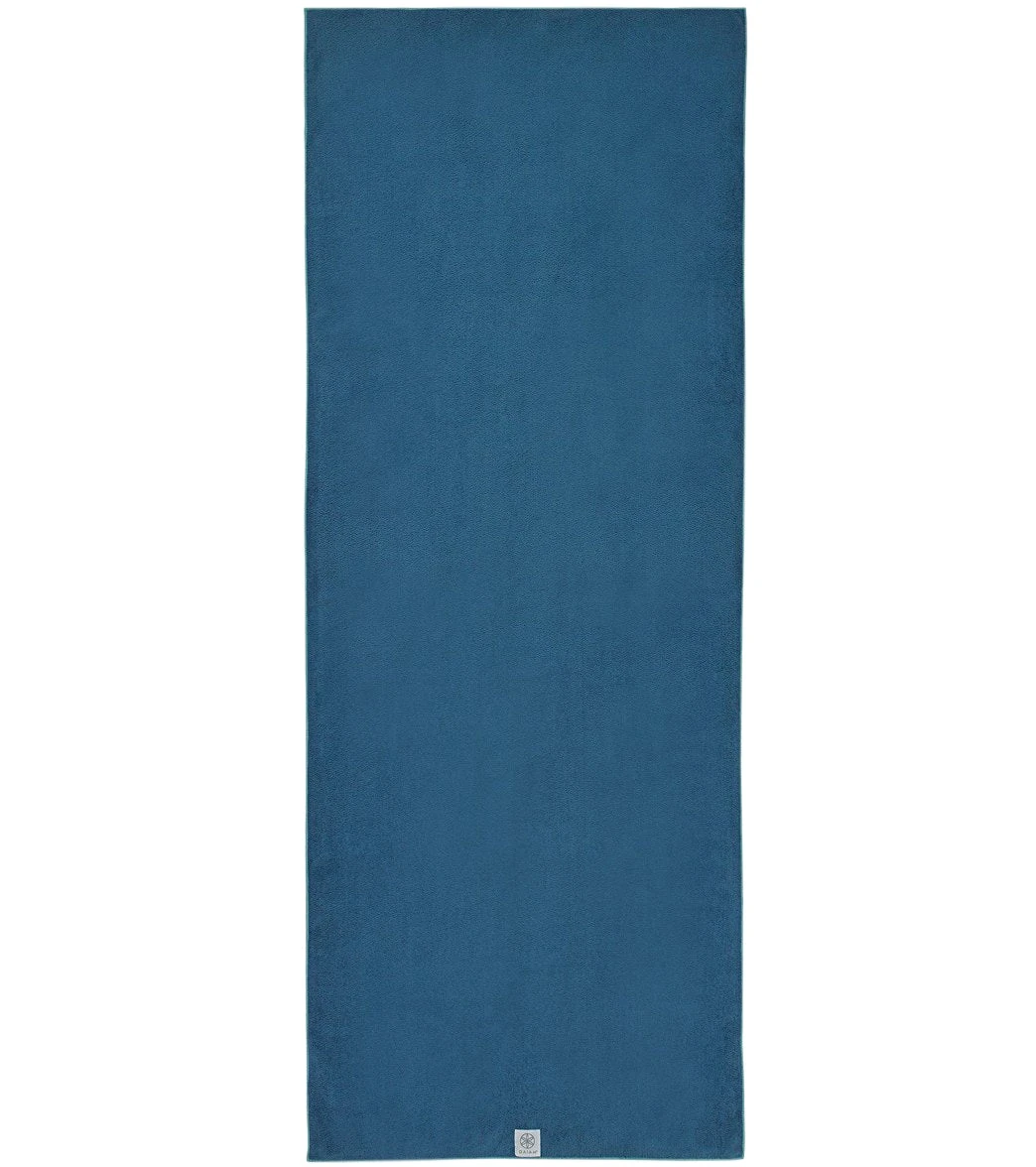 Gaiam Stay-Put Yoga Mat Towel Lake - Image 3