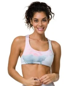Onzie Graphic Mudra Yoga Sports Bra Globe