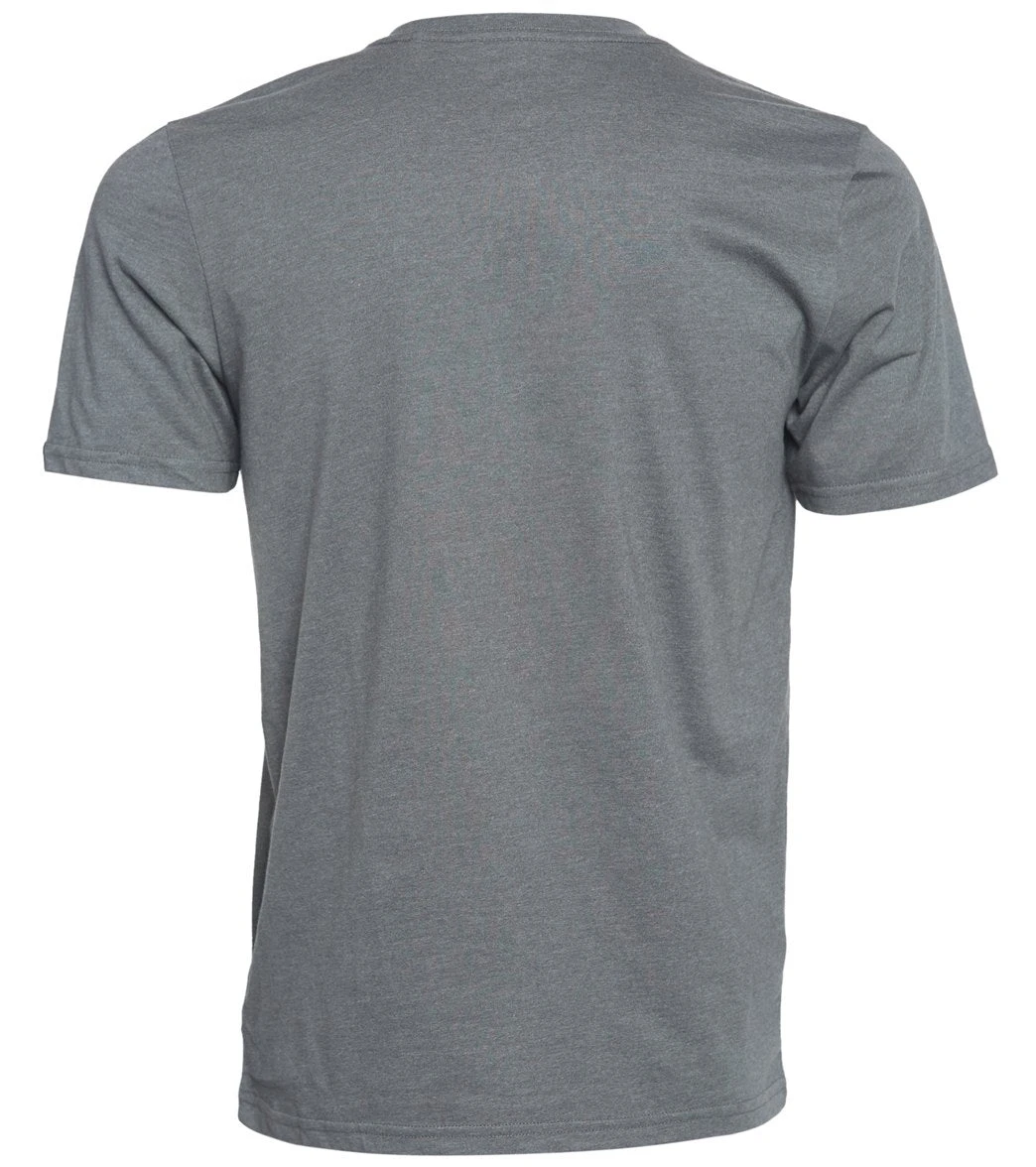 PrAna Men's Bear Squeeze Journeyman Tee Charcoal Heather