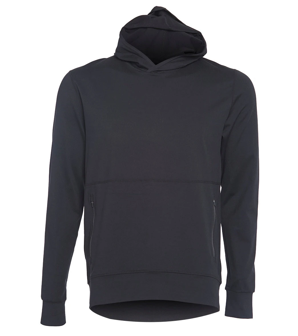 Vuori Men's Ponto Performance Yoga Pullover Black - Image 2