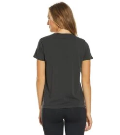 Spiritual Gangster Powerful Aurora Boxy Tee Vintage Black