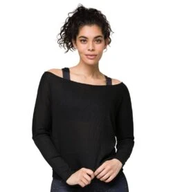 Onzie Off Shoulder Rib Longsleeve Top