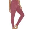 Free People Hybrid Yoga Leggings Dark Pink