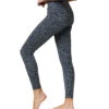 Onzie Tech Cell Phone Pocket Yoga Leggings Honey Leopard