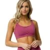 Onzie Aerial Yoga Sports Bra Shiny/Matte Mauve