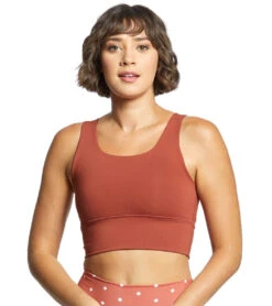 DYI Elevate Yoga Sports Bra Brick