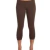 Beyond Yoga Essential Gathered Yoga Capris Chocolate