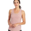 Marika Racerback Yoga Tank Heather Nostalgia Rose