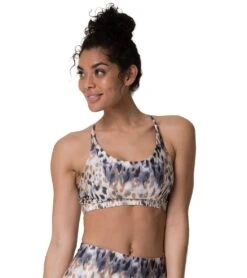 Onzie Bow Yoga Sports Bra Safari