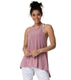 Onzie Tie Back Tank Rosy Cheeks