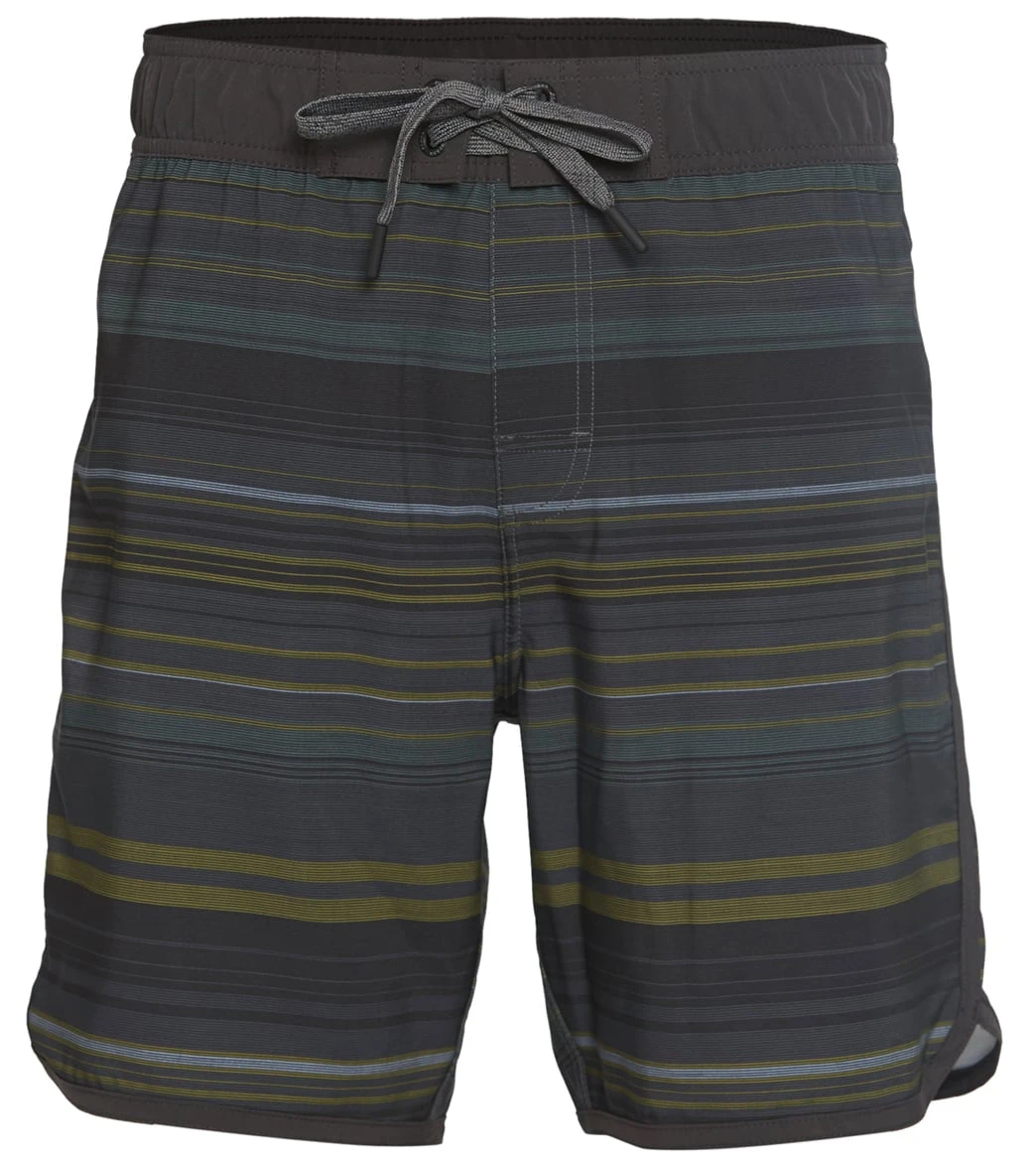 PrAna Men's Ground Speed 7.5" Inseam Yoga Shorts Rye Pontoon - Image 3