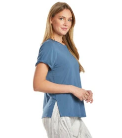 NUX X-Factor Yoga Tee Steely Skies