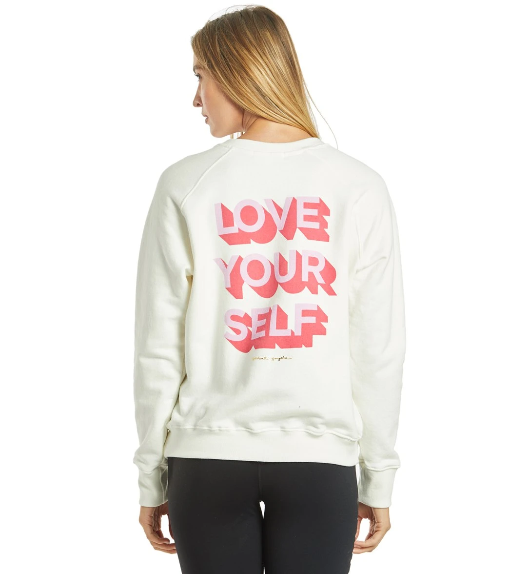Spiritual Gangster Love Self Classic Crew Sweatshirt - Image 6
