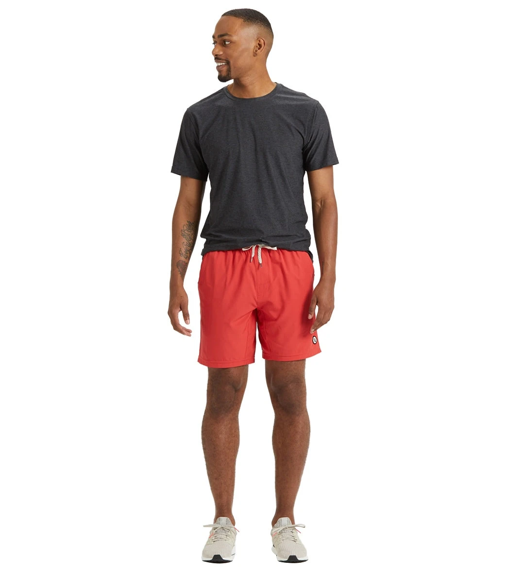 Vuori Men's Kore Yoga Shorts Melon - Image 3