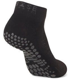 BASE 33 Unisex Low Rise Yoga Socks Black