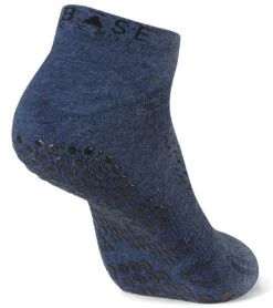BASE 33 Unisex Low Rise Yoga Socks Navy