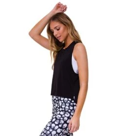 Onzie Tempo Yoga Tank Black