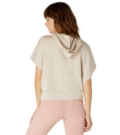 Beyond Yoga Open Side After Yoga Hoodie Oatmeal Heather