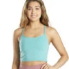 Everyday Yoga Unity Solid Crop Tank Agate Green