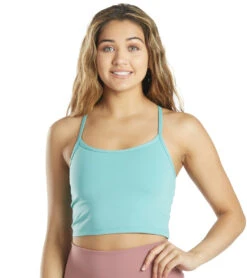 Everyday Yoga Unity Solid Crop Tank Agate Green