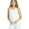 Everyday Yoga Serenity Thin Strap Support Tank White
