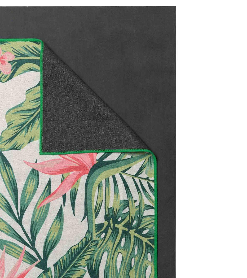 Nomadix Palms Yoga Mat Towel Pink