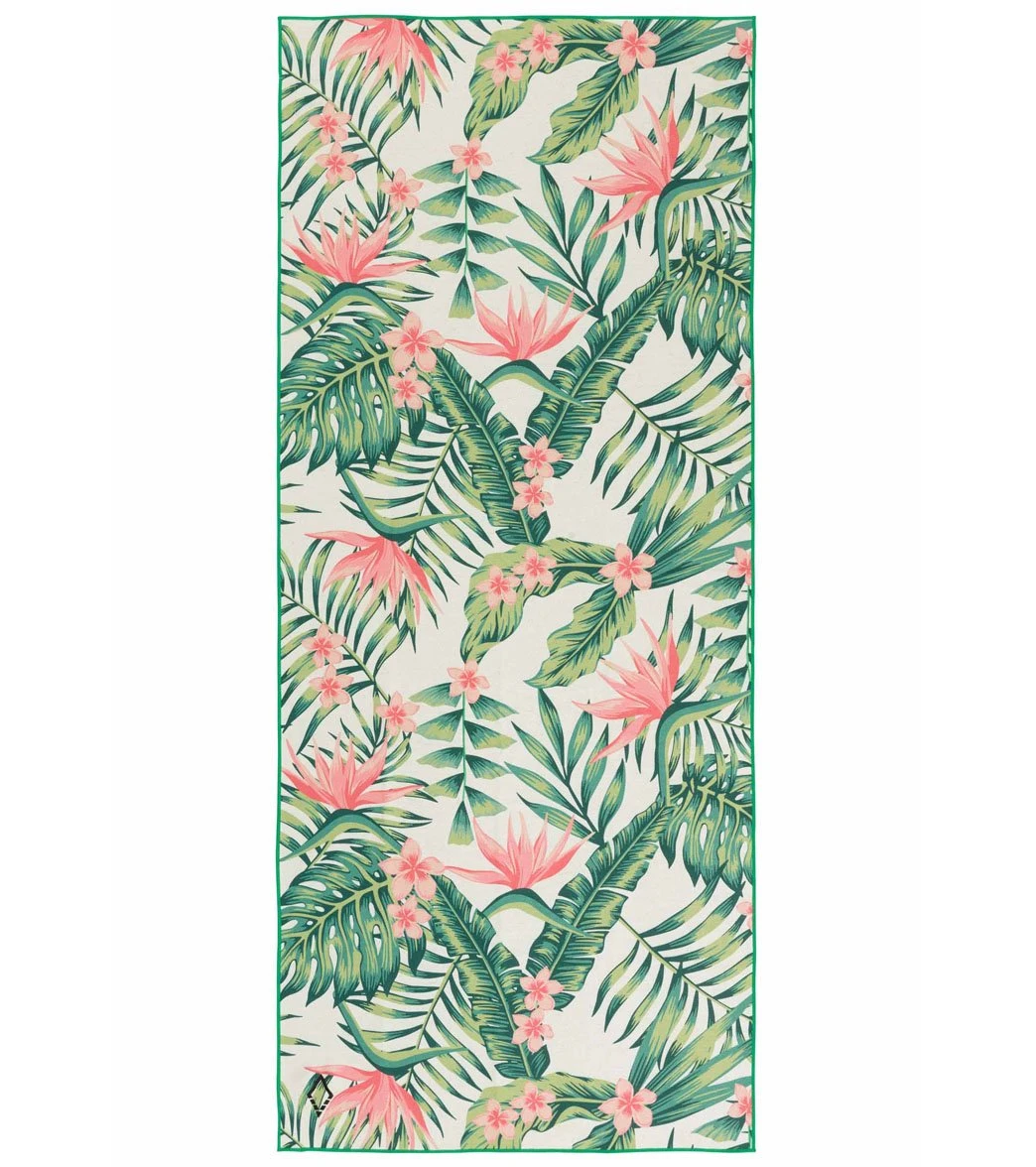 Nomadix Palms Yoga Mat Towel Pink - Image 3