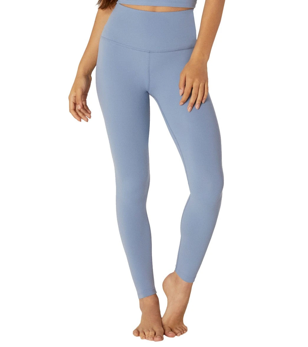 Beyond Yoga Supplex Caught In The Midi High Waisted Leggings Serene Blue - Image 3