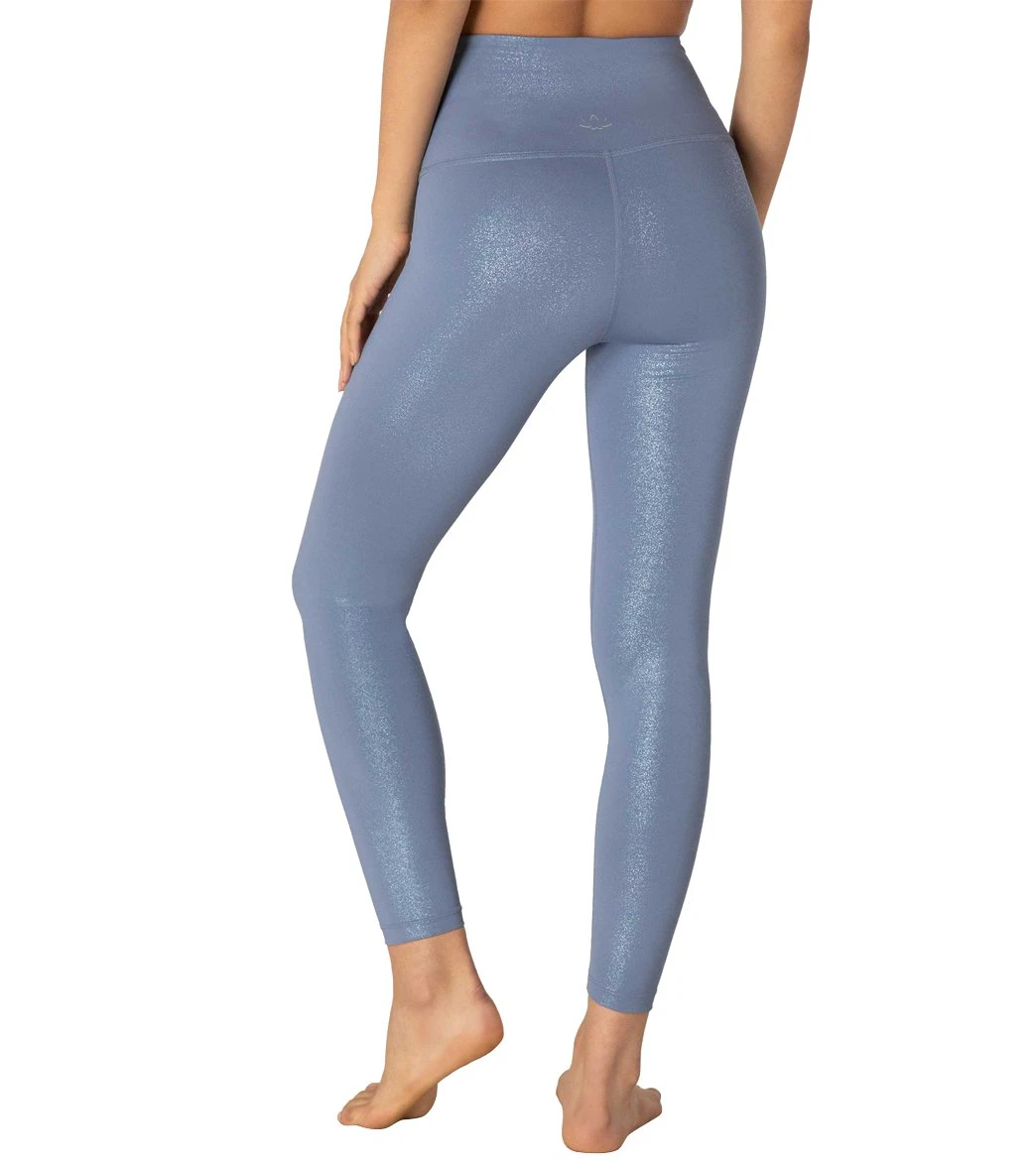 Beyond Yoga Twinkle High Waisted 7/8 Yoga Leggings Serene Blue/Blue Dizzy Twinkle - Image 2