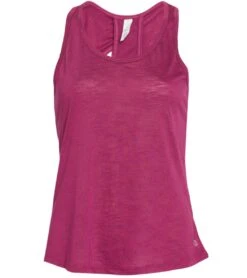 Balance Collection Criss Cross Racerback Yoga Tank Magenta Lust