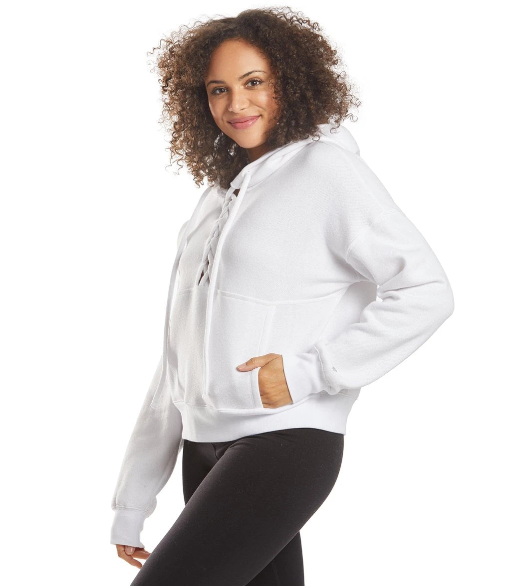 Free People Movement Believe It Hoodie White - Image 4