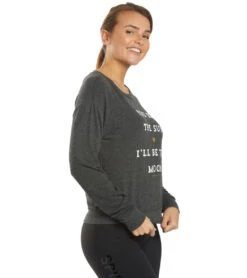 Spiritual Gangster Sun Crew Neck Savasana Vintage Black