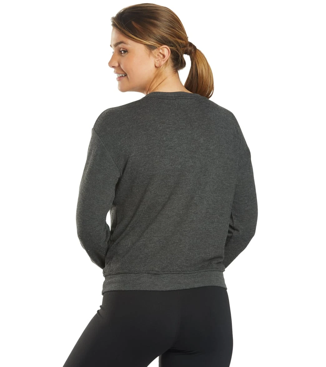 Spiritual Gangster Sun Crew Neck Savasana Vintage Black - Image 2