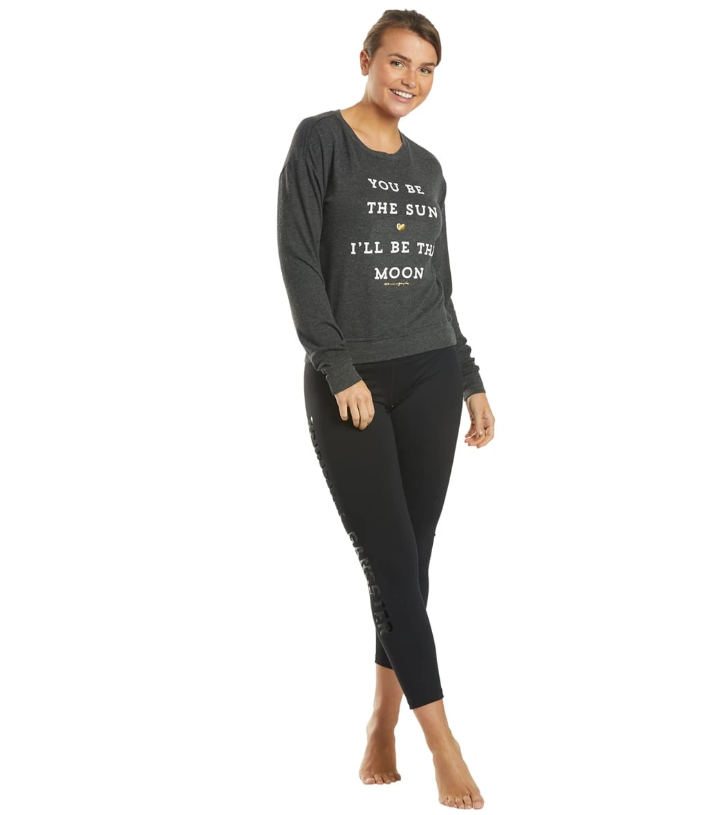Spiritual Gangster Sun Crew Neck Savasana Vintage Black - Image 3