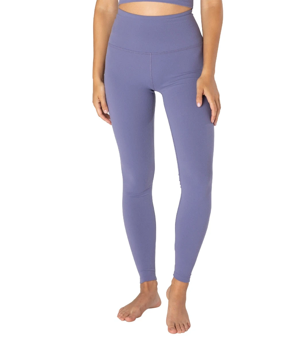 Beyond Yoga Supplex Caught In The Midi High Waisted Leggings Dusty Violet - Image 2