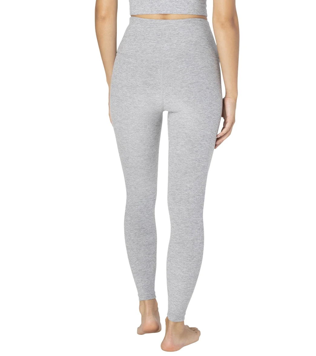 Beyond Yoga Spacedye At Your Leisure High Waisted 7/8 Yoga Leggings Silver Mist