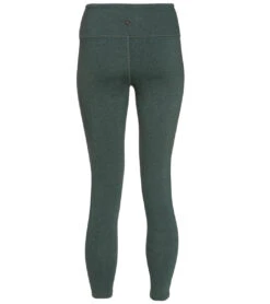 PrAna Transform High Waisted 7/8 Yoga Leggings Jadeite Heather